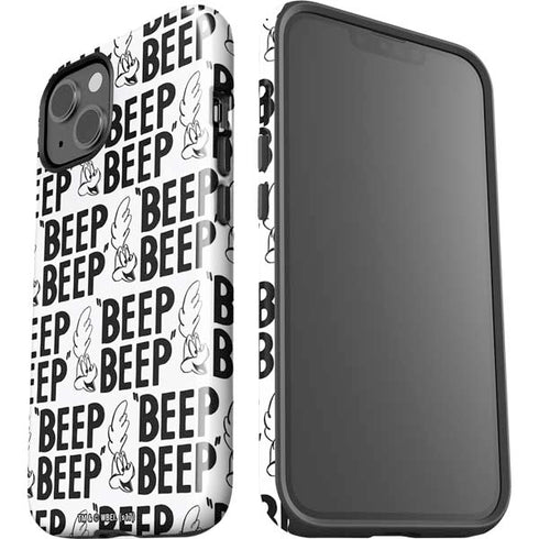 Looney Tunes Road Runner Beep Grid iPhone 15 Impact Case